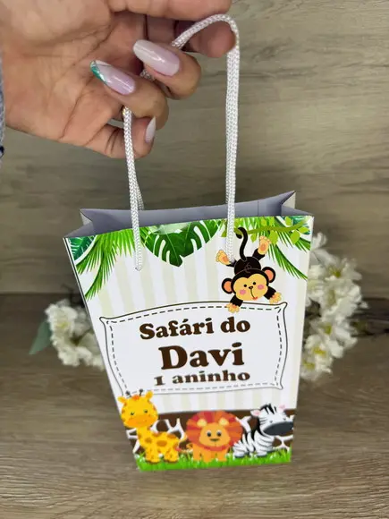 Sacola Personalizada 22x13 Safari