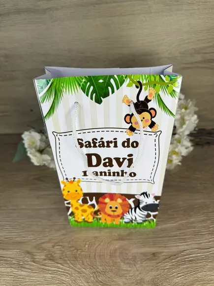 Sacola Personalizada 22x13 Safari
