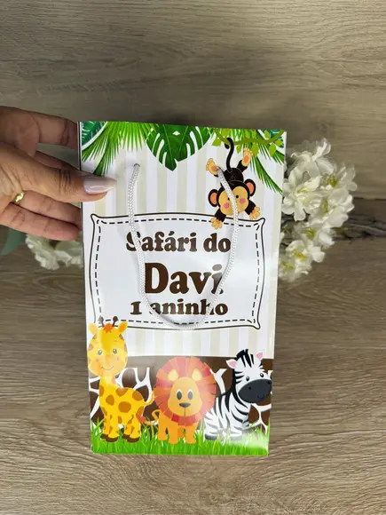 Sacola Personalizada 22x13 Safari