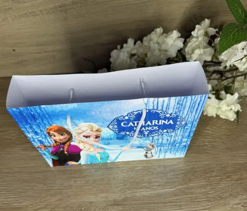 Sacola Personalizada 23x15 Frozen