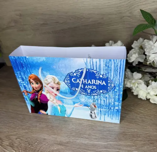 Sacola Personalizada 23x15 Frozen