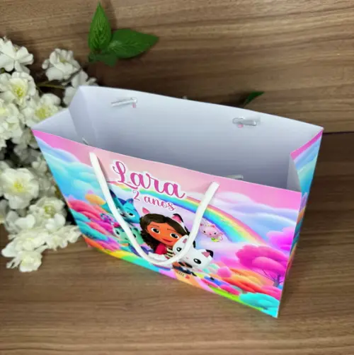 Sacola Personalizada Casa Mágica da Gabby