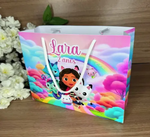 Sacola Personalizada Casa Mágica da Gabby