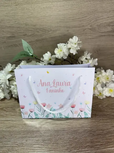 Sacolinha Personalizada 15x11 Jardim