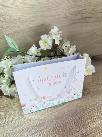 Sacolinha Personalizada 15x11 Jardim