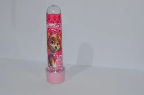 Tubete Personalizado Patrulha Canina Rosa