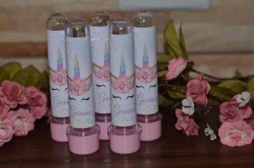 Tubete Personalizado Unicórnio