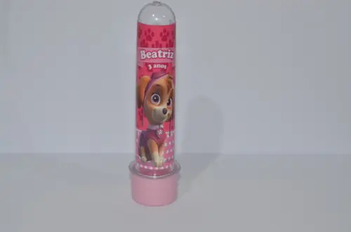 Tubete Personalizado Patrulha Canina Rosa