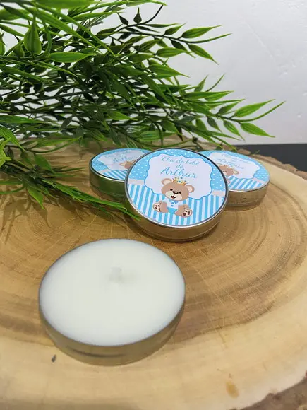 Vela Aromática Chá de Bebê Ursinho