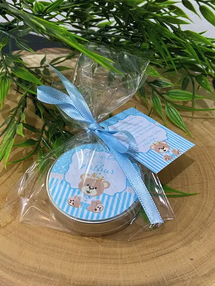 Vela Aromática Chá de Bebê Ursinho