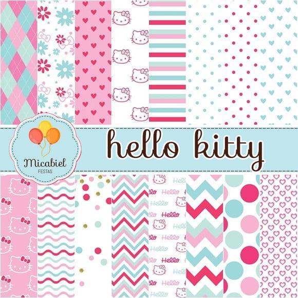 Papel Digital - Hello Kitty 2