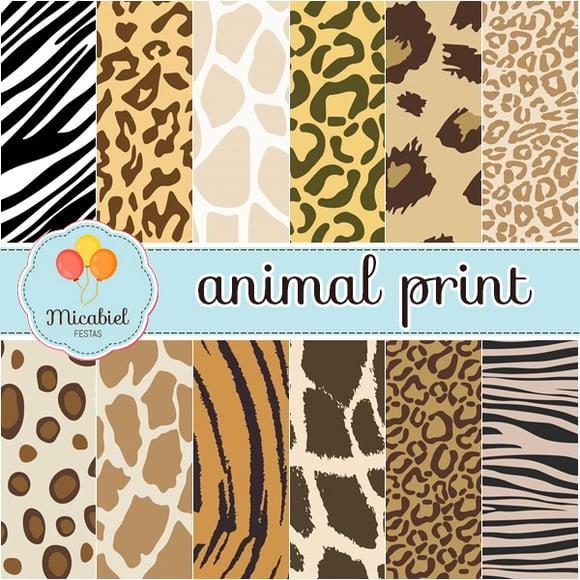 Papel Digital - Animal Print 1