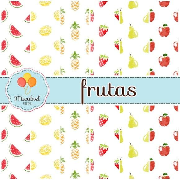 Papel Digital - Frutas 1