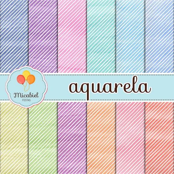 Papel Digital - Aquarela 9