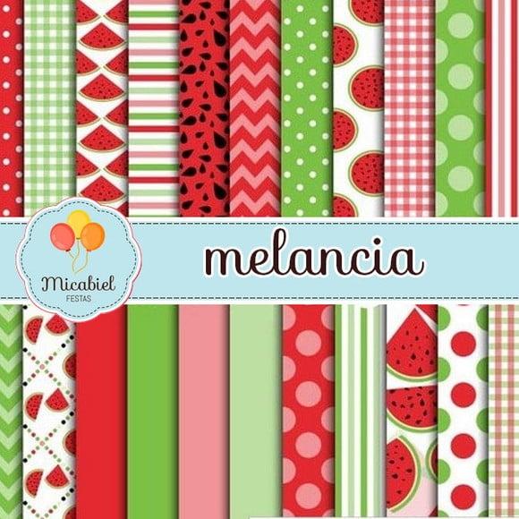 Papel Digital - Melancia 3