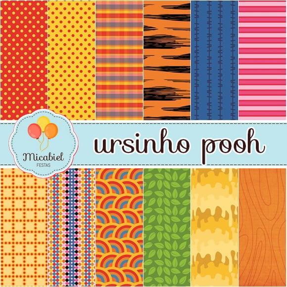 Papel Digital - Ursinho Pooh 1