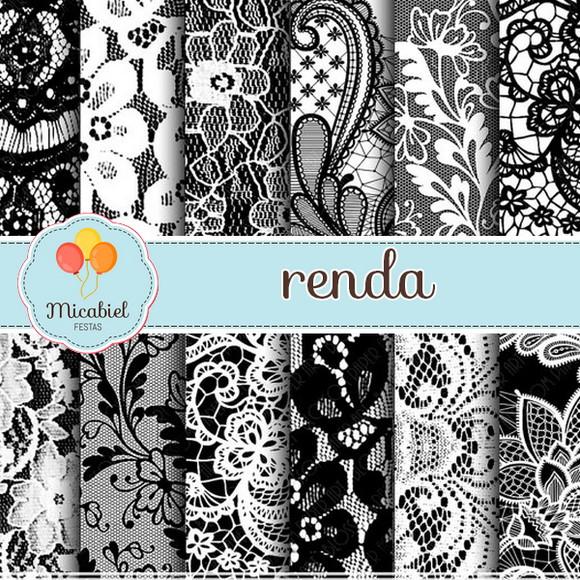 Papel Digital - Renda 4