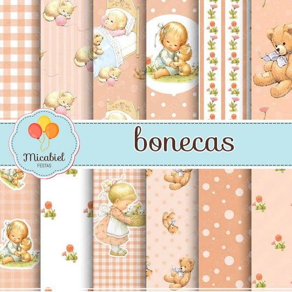 Papel Digital - Bonecas 2