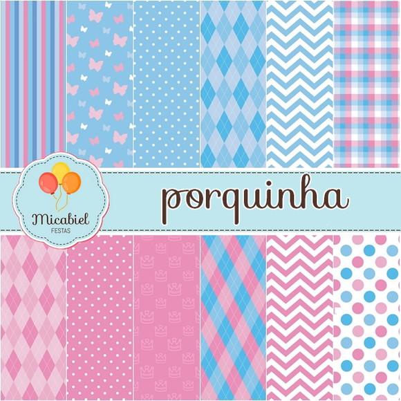 Papel Digital - Porquinha 1