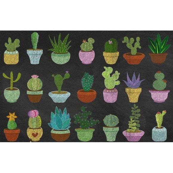 Clipart - Chalkboard (cacto)