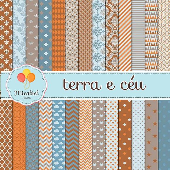 Papel Digital - Terra e Céu 1