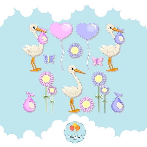 Clipart - Cegonha 1