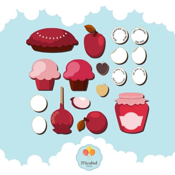 Clipart - Maçã 1