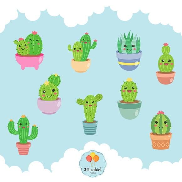 Clipart - Cactos 1