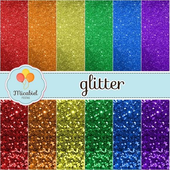Papel Digital - Glitter 7