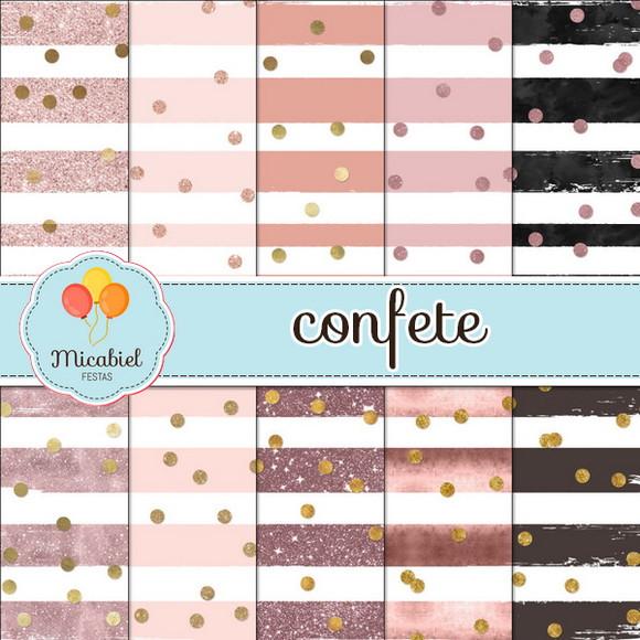 Papel Digital - Confete 3