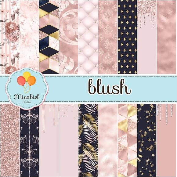Papel Digital - Blush 1