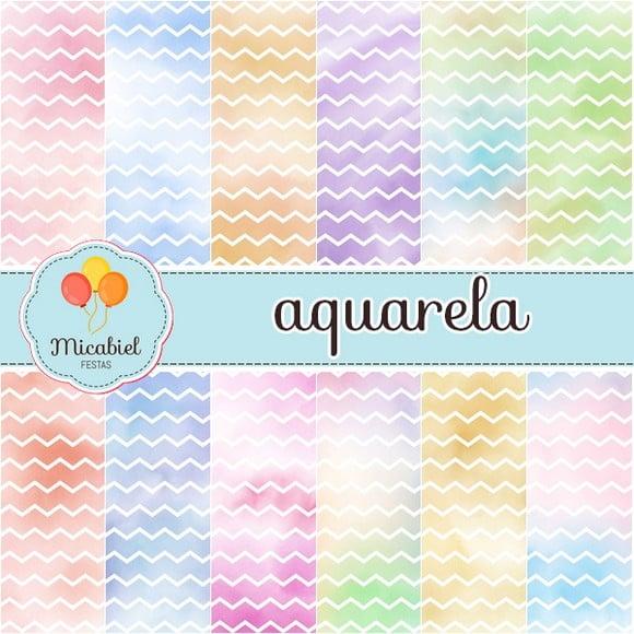 Papel Digital - Aquarela 14