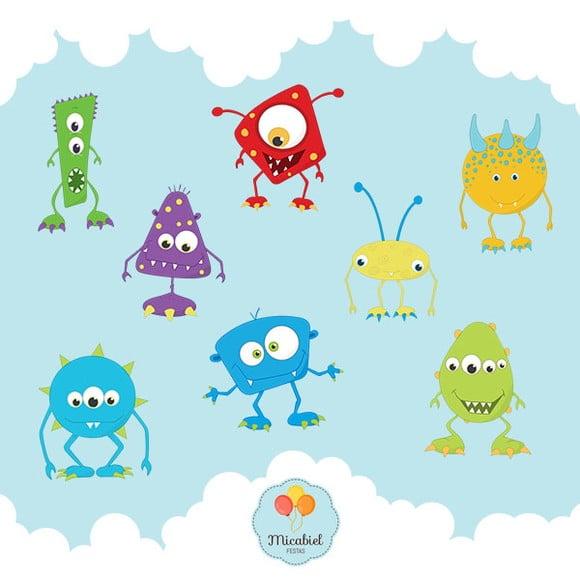 Clipart - Monstros 1