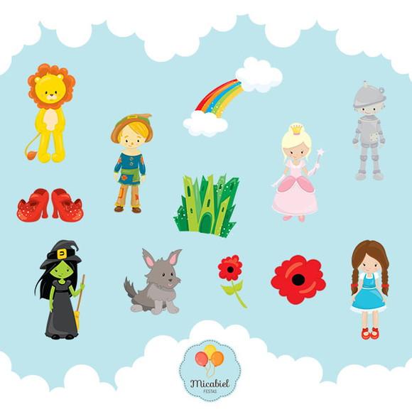 Clipart - Mágico de Oz 1