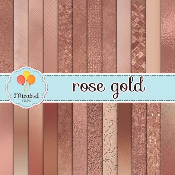 Papel Digital - Rose Gold 7