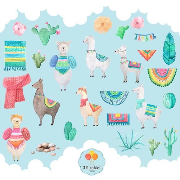 Clipart - Lhamas 2