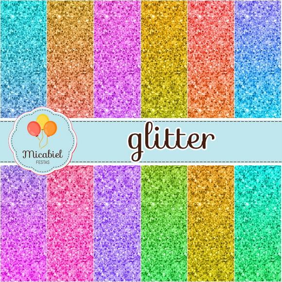 Papel Digital - Glitter 9