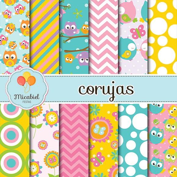 Papel Digital - Corujas 1