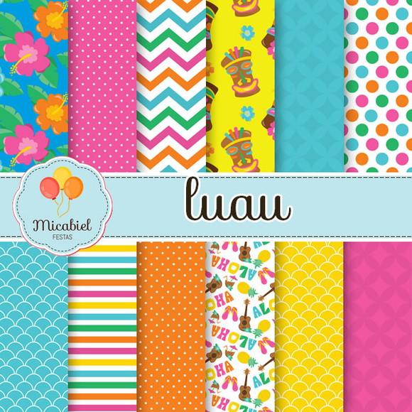 Papel Digital - Luau 1
