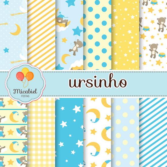 Papel Digital - Ursinho 1