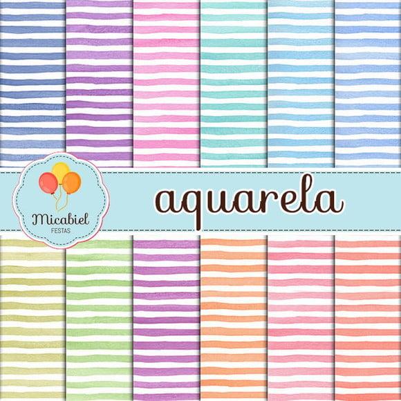 Papel Digital - Aquarela 10