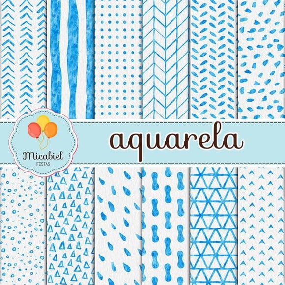 Papel Digital - Aquarela 19