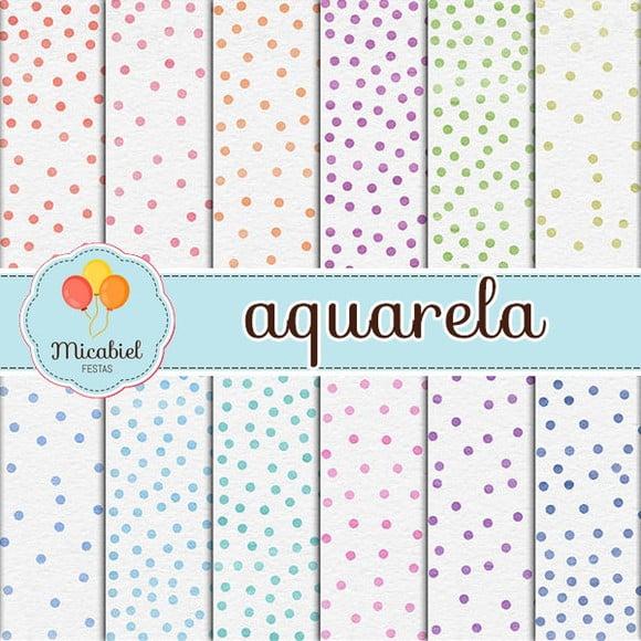 Papel Digital - Aquarela 15