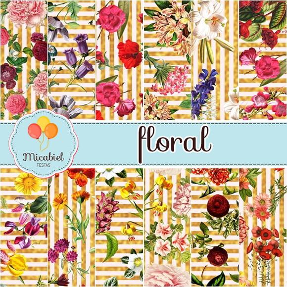 Papel Digital - Floral 6