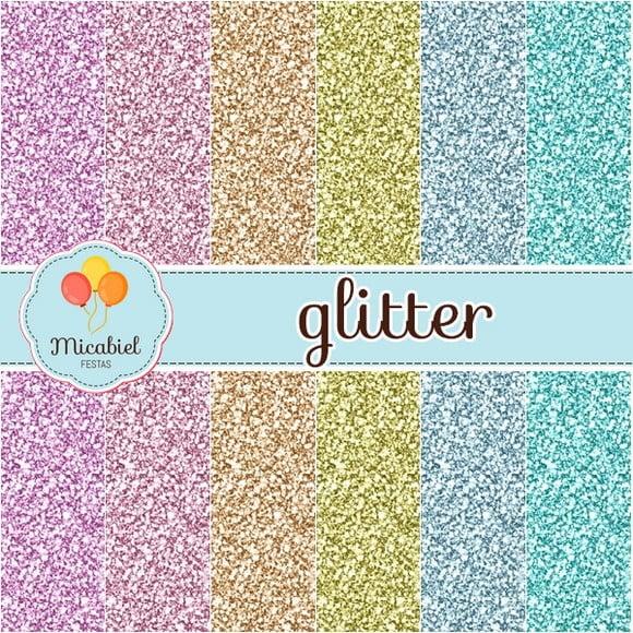 Papel Digital - Glitter 6