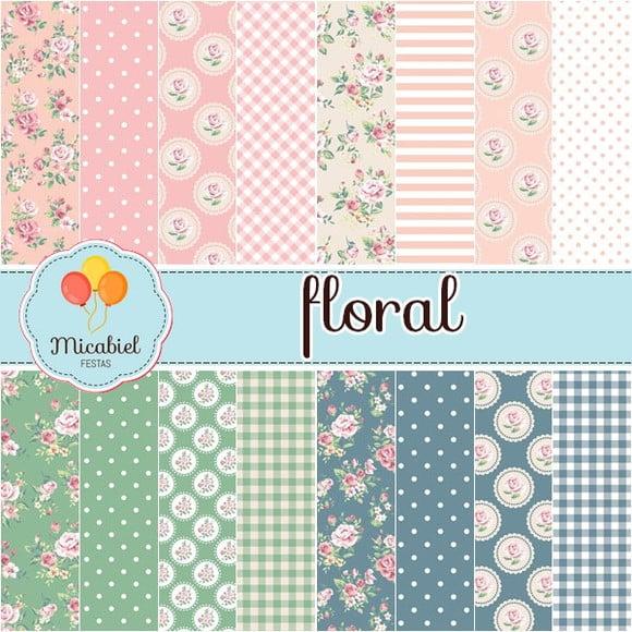 Papel Digital - Floral 5