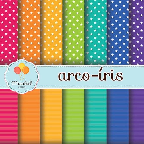 Papel Digital - Arco-íris 4