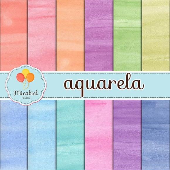 Papel Digital - Aquarela 4