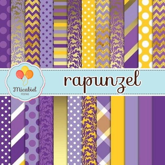Papel Digital - Rapunzel 1