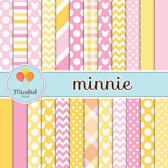 Papel Digital - Minnie Baby 1